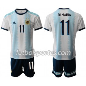 Camisetas Argentina DI MARIA 11 Niños Primera Equipacion Copa América 2019